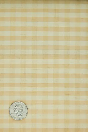 Sand Gingham Shantung 551 Fabric