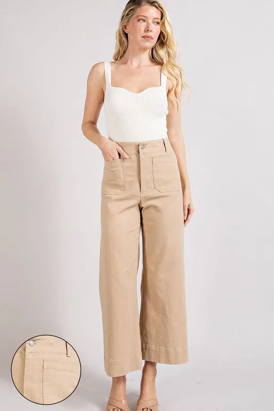 Soft Washed Wide Leg Pants