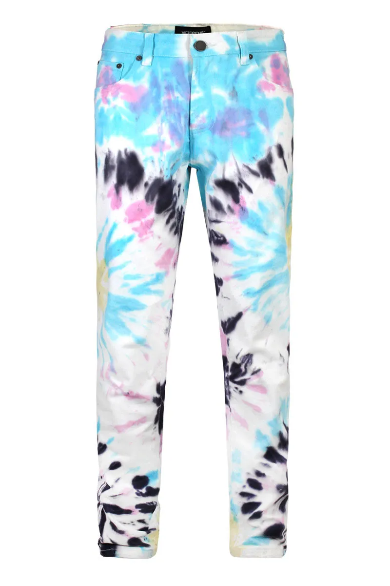 Spider Tie Dye Jeans