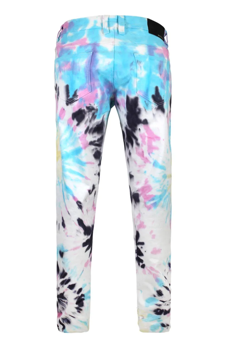 Spider Tie Dye Jeans