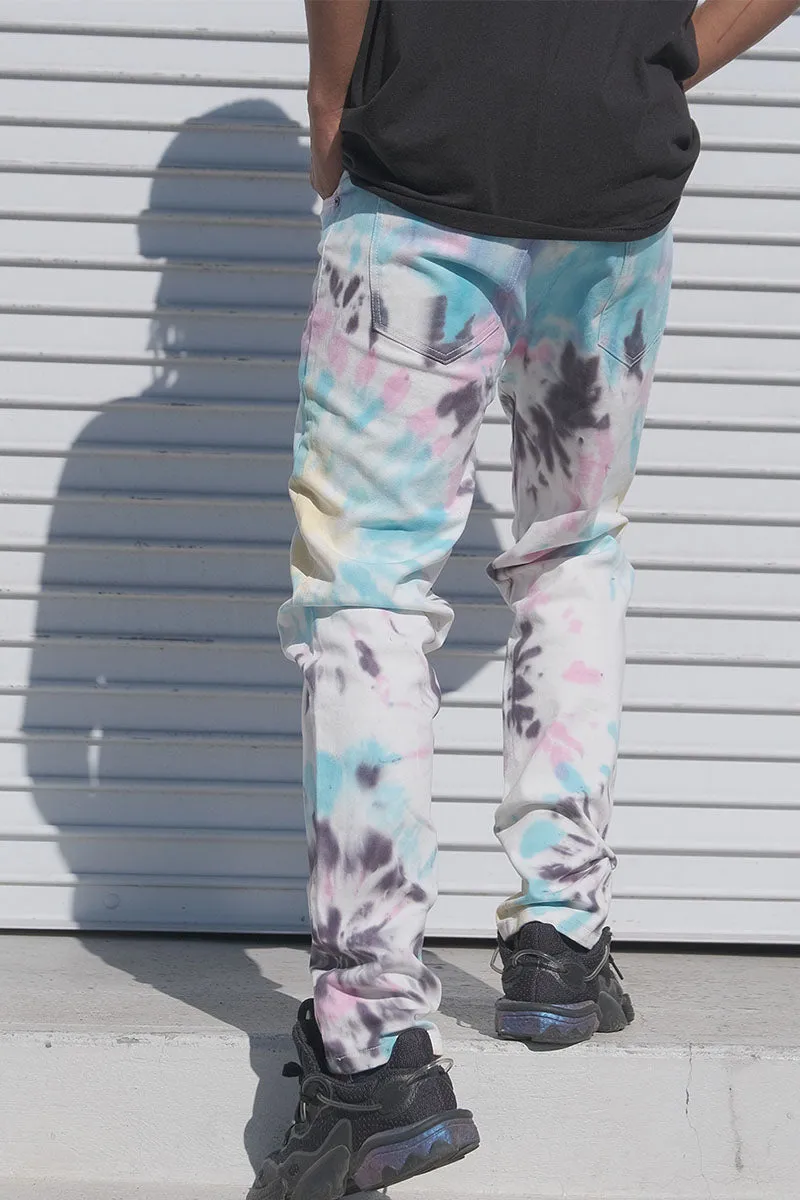 Spider Tie Dye Jeans