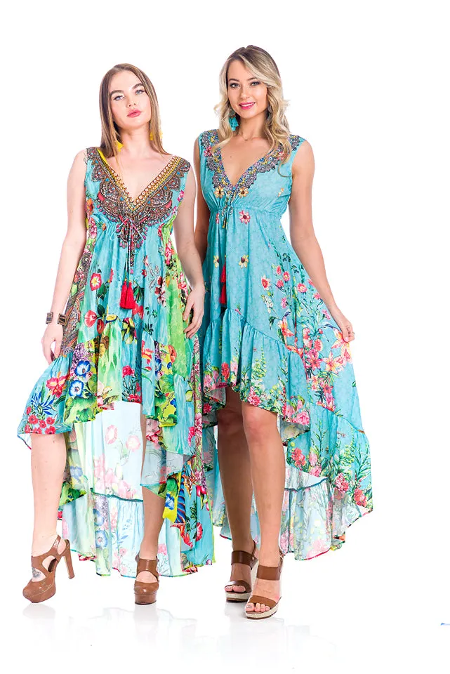 Spring high low dress