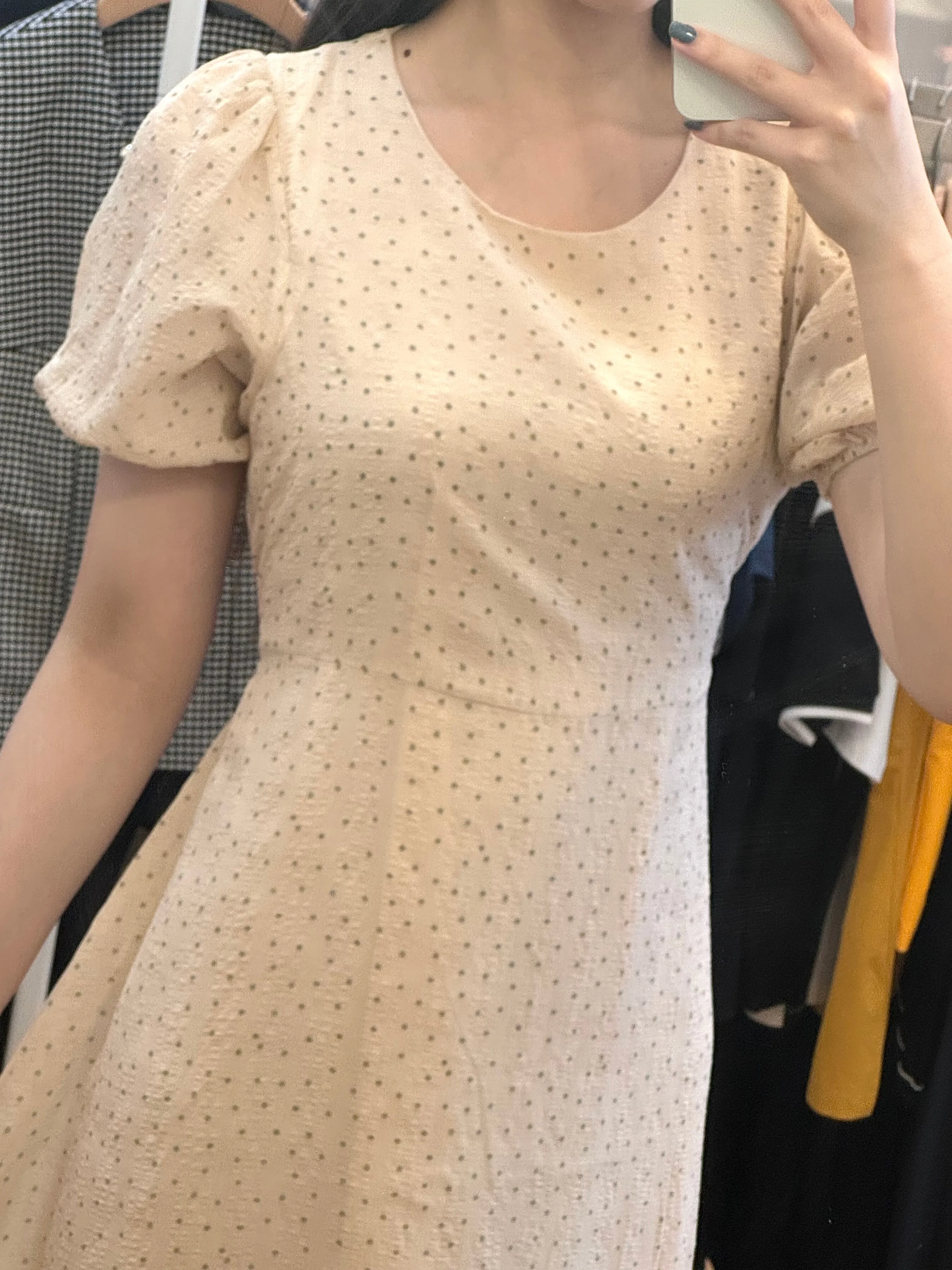 Spring Pink Dots Dress