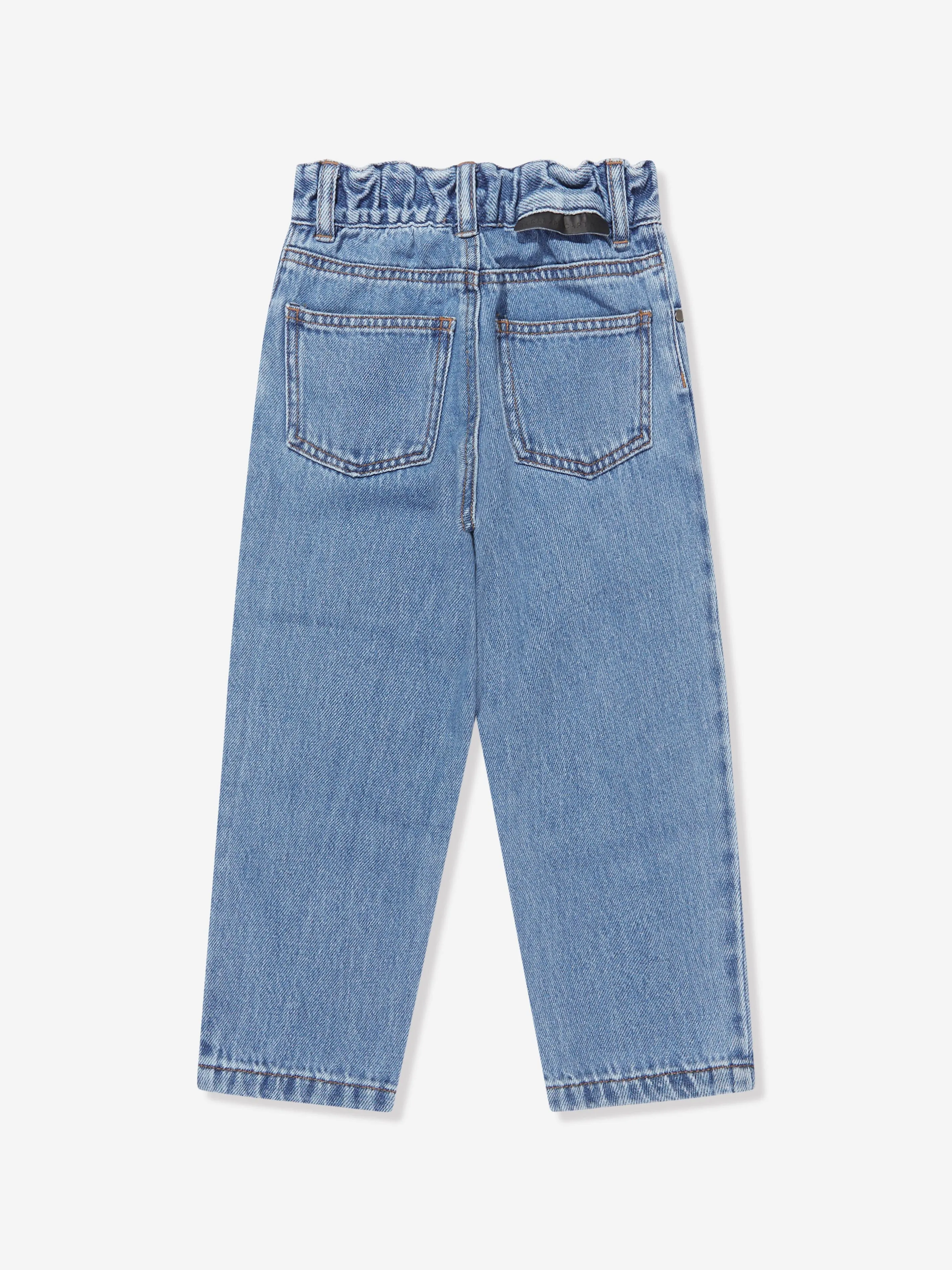 Stella McCartney Boys Monster Print Jeans in Blue