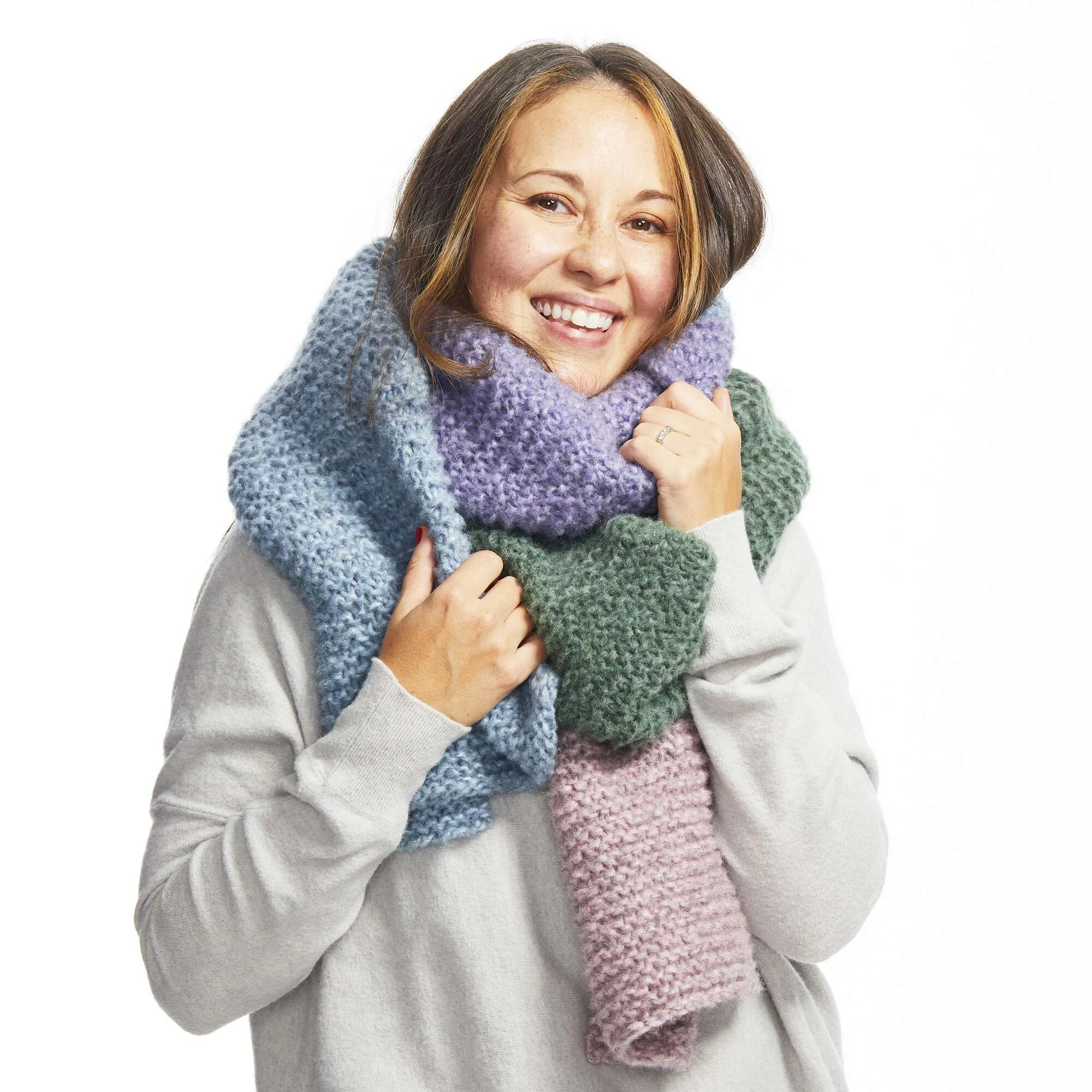 Stitch Club Keeping It Simple Garter Knit Scarf   Tutorial