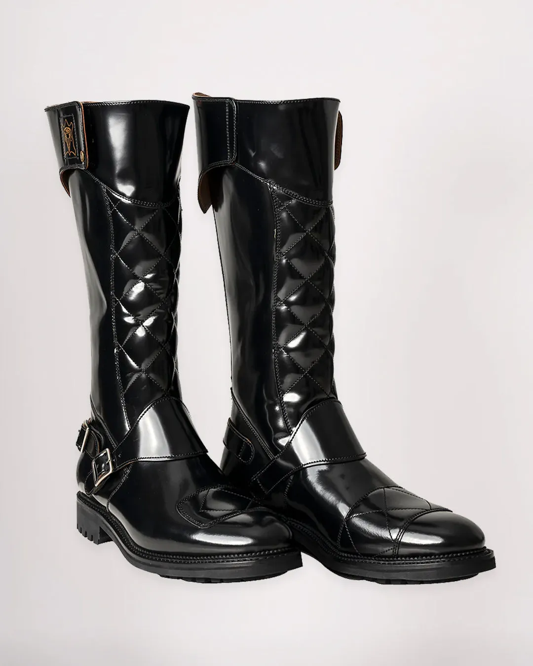 The Quilted Trophy Motorcycle Boots