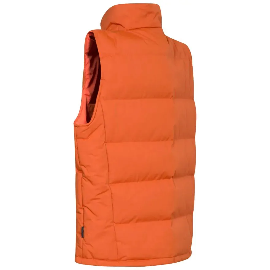 Trespass L Burnt Orange Clasp Padded Gilet