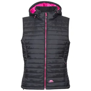 Trespass M Black Aretha Womens Hooded Padded Gilet