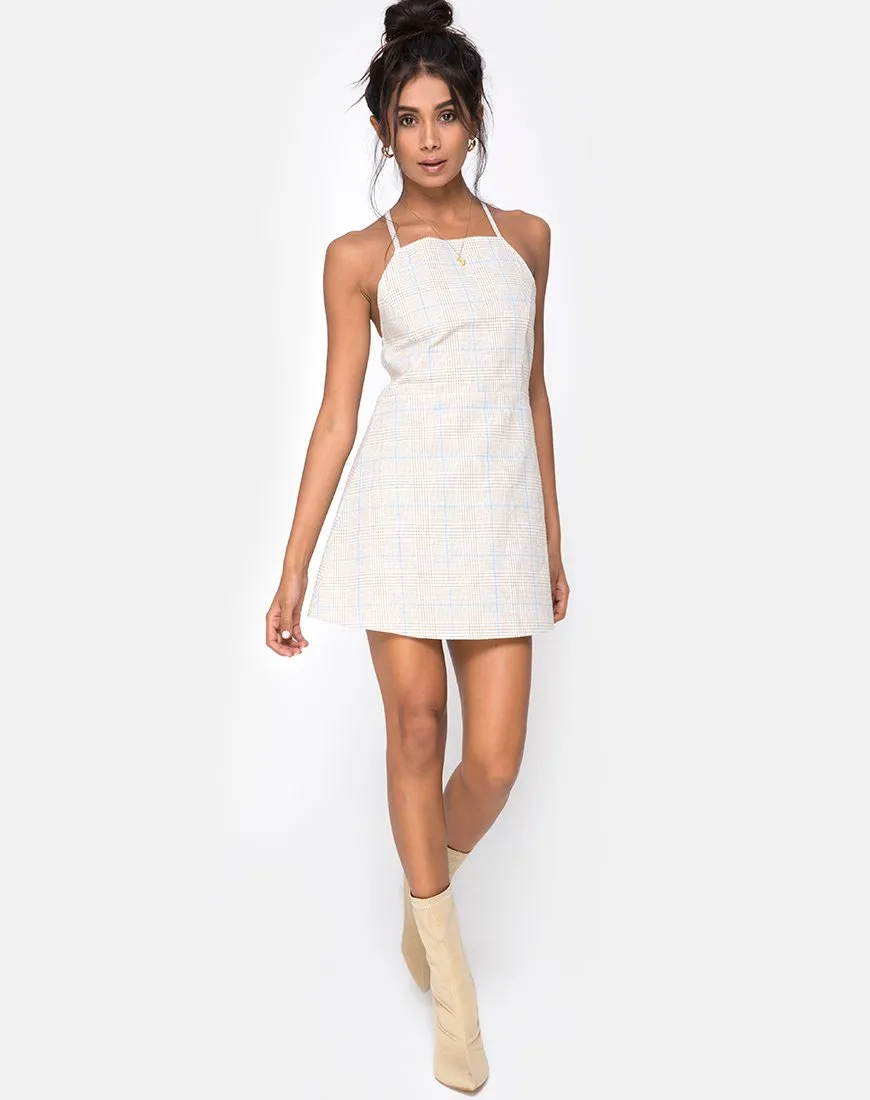 Tonal Cotton Plaid Vore Dress – Stylish and Comfortable Fashion Piece