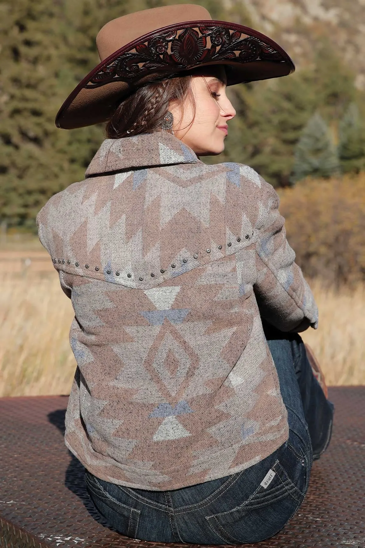 Women's Cruel Aztec Trucker Jacket