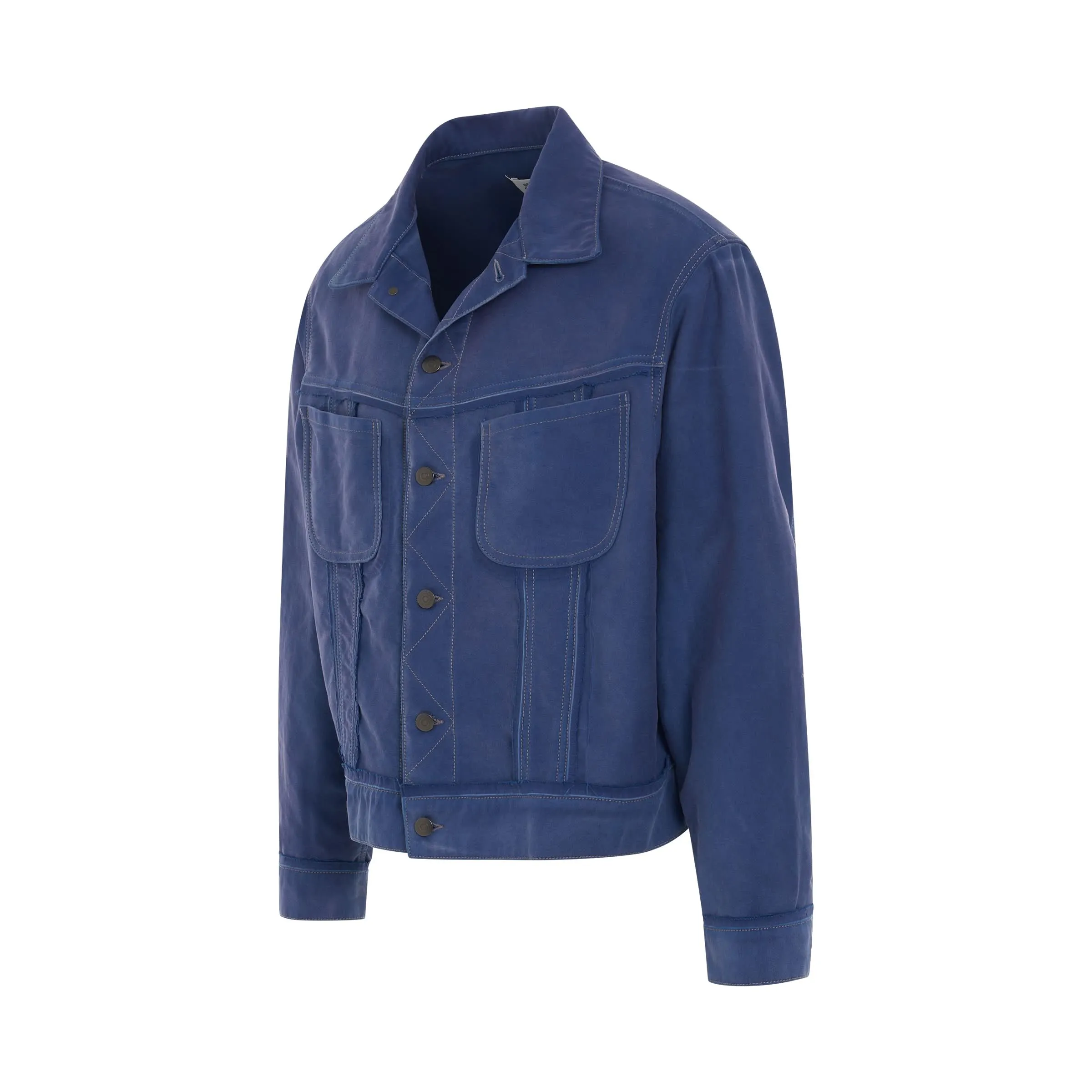 Worker's Moleskin Jacket in Cobalt Blue