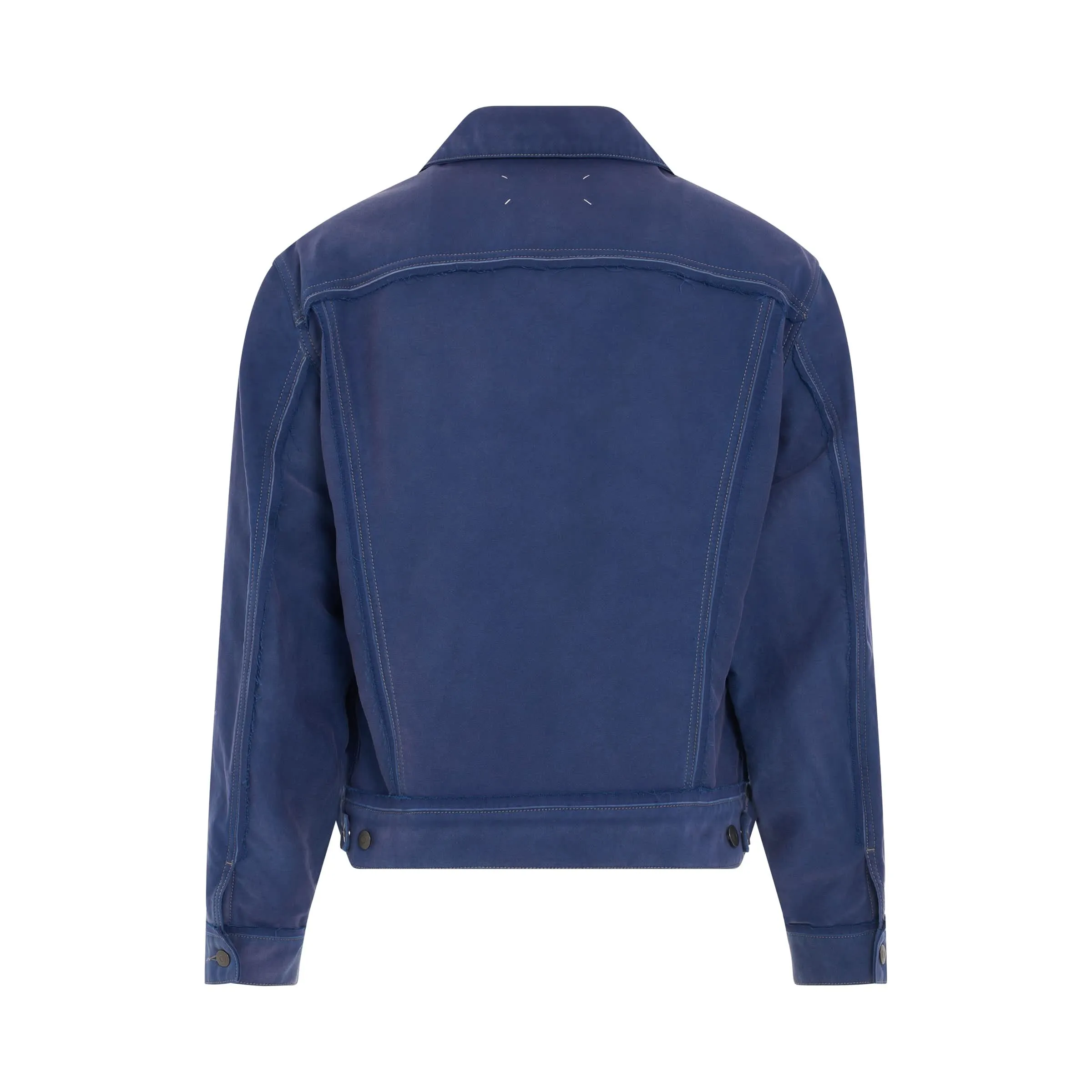 Worker's Moleskin Jacket in Cobalt Blue